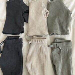 H&M KIDS WAFFLED COTTON BUNDLE